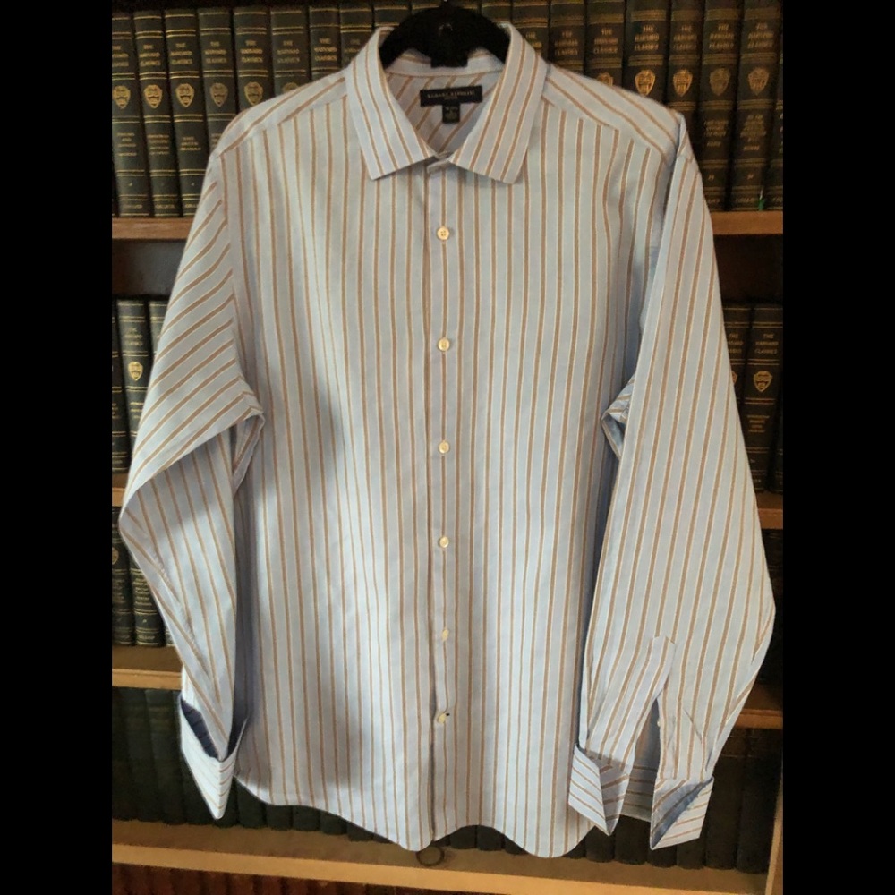 Banana Republic Large fitted mens Dress Shirt